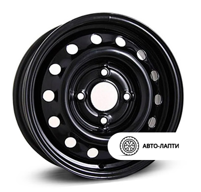 Диск ТЗСК Nissan Almera 6x15 4/114.3 ET45  D66.1 SH43887924.293230.413-20. Штампованный, Черный