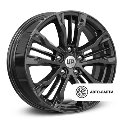 Диск Wheels UP Up106 7x17 5/110 ET37  D65.1 SH78133. Литой, Черный глянцевый
