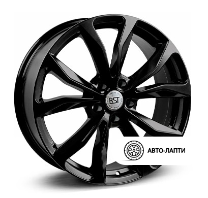 Диск RST R009 7.5x19 5/108 ET36  D65.1 SHRR009-7519-651-5x108-36BL. Литой, Черный глянцевый
