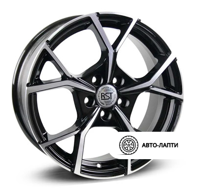 Диск RST R086 6.5x16 5/108 ET40  D54.1 SHRR086-6516-541-5x108-40BD. Литой, Черный с полированной лицевой поверхностью
